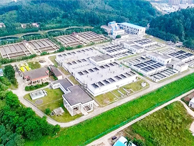 武汉横岭水质净化厂一期【哑光水性环氧：500平方】